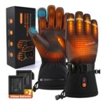 Rechargeable Heated Waterproof Thermal Gloves for Men and Women