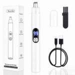 Rechargeable Nose Hair Trimmer for Men and Women with LED Battery Display