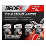 Redex Diesel System Cleaner, 500ml, 4 Pack