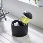 Refillable Palm Brush with Holder