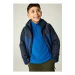 Regatta Navy Illuma Reflective Isotex Waterproof Jacket (3-13 Years) 9-10 Yrs