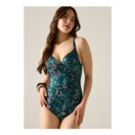 Regatta Padded Cath Forest Green Kidston Swim Suit Birds & Berries
