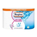 Regina Absorb Kitchen Towel 225 Supersized Sheets 3 Roll