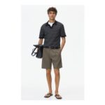 Regular Fit Linen-Blend Polo Shirt