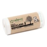 Relevo Small White Drawstring Bin Bags 5L, 20 per Roll