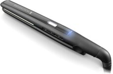 Remington Hair Straightener, Advanced Ceramic coating for Sleek & Smooth Glide, Slim longer length 110mm floating plates, Digital display, Fast 15 second heat up, Heat proof pouch, Up to 230C, S5500