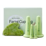 Rena Chris Silicone Cupping & Jade Gua Sha Set (Green)