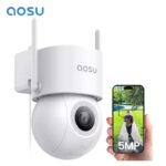 Renewed AOSU 5MP WiFi Camera Outdoor PTZ Smart Security Camera Auto Tracking 2-way Audio Wireless CCTV. Sold by AOSU Security Store