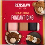 Renshaw Natural Colours Fondant Icing Multipack, 5 x 100 g (Pack of 1) (£3.15 / £2.97 max S&S)