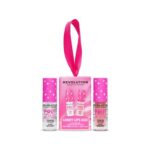 Revolution Candy Pink and Glaze Clear Lip Gloss Duo