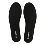 Riemot Memory Foam Insoles, Unisex, Size 9, Black
