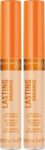 Rimmel Lasting Radiance Full Coverage Concealer and Eye Illuminator, 10 Ivory, 7ml (Pack of 2)