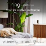 Ring Indoor Camera (2nd Gen) Plug-In Pet Security Camera 1080p HD, Two-Way Talk, Wifi, Privacy Cover, DIY alternative to CCTV system 30-day free trial of Ring Home