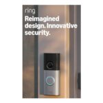 Ring Wired Video Doorbell Plus, 2K Retina, Radar, Plug-In