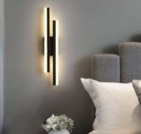Riserva 16W LED Indoor Wall Light, 40cm, 3000K Warm White, Black