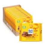 Ritter Sport Cornflake Milk Chocolate Bar, 100g, Case of 10, Chocolate Sharing Bar – Prime Exclusive