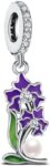Rose blossoms Sterling Silver Charms for Bracelets Gift for Women