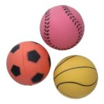Rosewood 3-Pack Rubber Dog Balls – Durable, Lightweight Fetch Toys