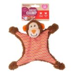 Rosewood Little Nippers Cheeky Chimp Plush Puppy Toy Crinkle Squeak