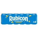 Rubicon Sparkling Mango Soft Drink Can Multipack 24 x 330ml
