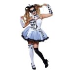 Rubies 810993 Official Jesterlla Halloween Circus Costume, Womens, Medium