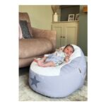 Rucomfy Wish upon a Star Blue Baby Beanbag