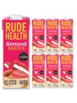 Rude Health 6 x 1 Litre Almond Barista Drink, Dairy Free Milk Alternative Also available in oat barista version