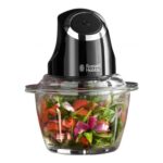 Russell Hobbs Desire Mini Chopper, 1L Glass Bowl, 500ml Capacity