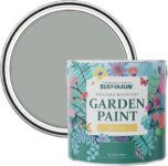 Rust-Oleum Grey Mould-Resistant Garden Paint In Matt Finish – Pitch Grey 2.5L