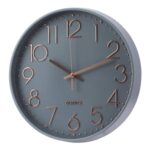SIN&MI Wall Clock Battery Operated Silent Non-Ticking Wall Clock