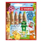 STABILO Woody 3-in-1 Pencil Animal Vibes