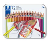 STAEDTLER 175 M72 Coloured Pencils – Assorted Colours (Tin of 72)