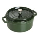 STAUB Cocotte Cast Iron Casserole 26cm – 5L Basil Green