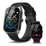 STECEi Smartwatch with Bluetooth Calls, 1.95 HD Screen, IP68 Black
