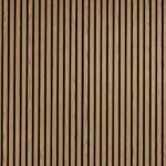 STRIVO Acoustic Slat Panel, Natural Ash, 600mm x 2400mm