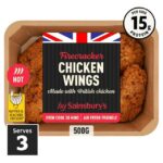 Sainsburys Breaded Firecracker British Fresh Chicken Wings 500g – £2 Nectar price