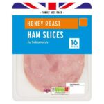 Sainsburys Honey Roast Ham Slices x16 400g – Nectar price