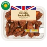 Sainsburys Sweet & Smoky BBQ Cooked British Chicken Wings 525g – £3.50 Nectar price