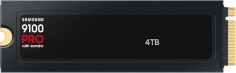 Samsung 9100 PRO 4TB PCIe 5.0 NVMe M.2 SSD with Heatsink