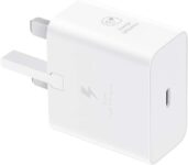 Samsung Galaxy Official 25W Super Fast Charging Travel Adapter (without USB-C to C Data Cable), White