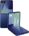 Samsung Galaxy Z Flip7 AI Phone, Thin & Light Foldable Design, Large Cover Screen, 50MP Camera, 512GB Storage, 12GB Memory, 4300mAh Battery, Blue Shadow, 3 Year Extended Warranty (UK Version)