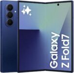 Samsung Galaxy Z Fold7 AI Phone, Thin and Light Foldable Design, Large Screen, 200MP Camera, 512GB Storage, 12GB Memory, 4400 mAh Battery, Blue Shadow, 3 Year Extended Warranty (UK Version)