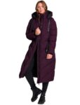 Samurai Hooded Full Length Longline Quilted Womens Puffer Coats with Code (8 Colours Available)