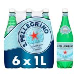 San Pellegrino Sparkling Natural Mineral Water – 6 X 1L