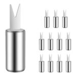 Satiskid 12 Pcs Stainless Steel Corn on the Cob Skewers