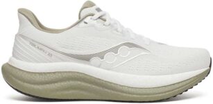 Saucony Triumph 23 Mens Running Shoes – White (Sizes 7 – 13) Free Pair of Socks – W/Code via Start Fitness App