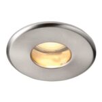 Saxby GU10 Satin Nickel Fire-Rated IP65 Downlight – 50W