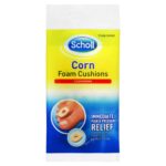 Scholl Corn Foam Cushions, 9 Pads – Corn Pain and Pressure Relief Pads, Comfortable Padding with Adhesive – (£1.59 / £1.68 S&S)