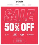Schuh (up to) 50% off online & instore