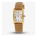 Seiko Caprice Womens Mother of Pearl Dial Brown Leather Strap Watch